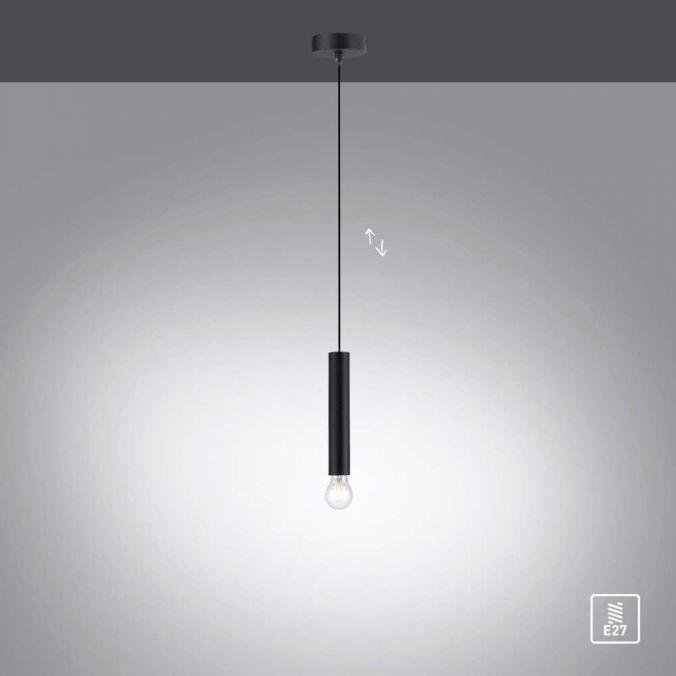LD 15617-18 BRUNA LED závěsné svítidlo, nadčasové, černá, do interiéru - LEUCHTEN DIREKT / JUST LIGHT (obrázek 7)