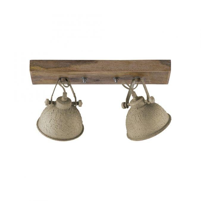 LD 11982-39 SAMIA LED stropní svítidlo 2 ramenné, béžová, retro, nastavitelné, industriální design - LEUCHTEN DIREKT / JUST LIGHT