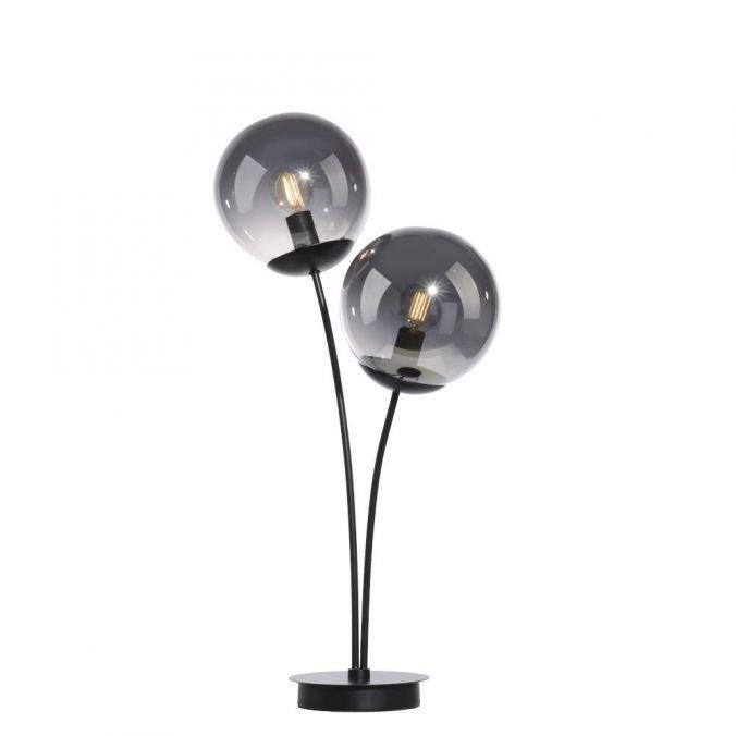 LD 14605-18 BIG WIDOW LED stolní lampa, černá, jednoduchá, šňůrový vypínač, 2 ramenná - LEUCHTEN DIREKT / JUST LIGHT