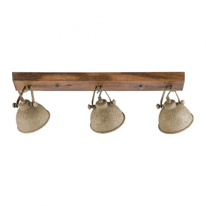LD 11983-39 SAMIA LED stropní svítidlo 3 ramenné, béžová, retro, nastavitelné, industriální styl - LEUCHTEN DIREKT / JUST LIGHT