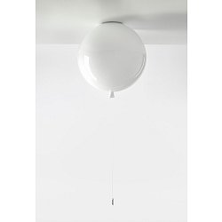 Obrázek pro produkt Stropní svítidlo MEMORY bílé lesklé průměr 40cm E27 15W úsporná - BROKIS A