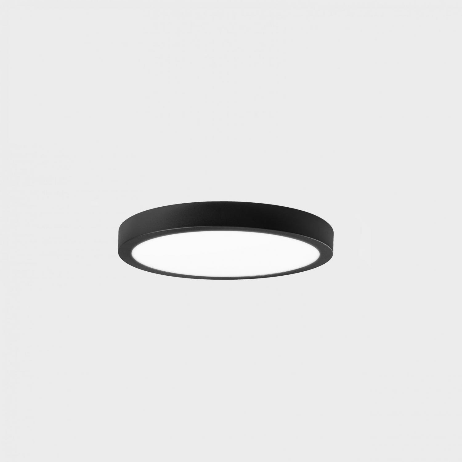 KHL K51700.01.SR.BK-BK.OP.ST.8.30.PU DISC SLIM stropní svítidlo černá 18W 3000K PUSH - KOHL-Lighting