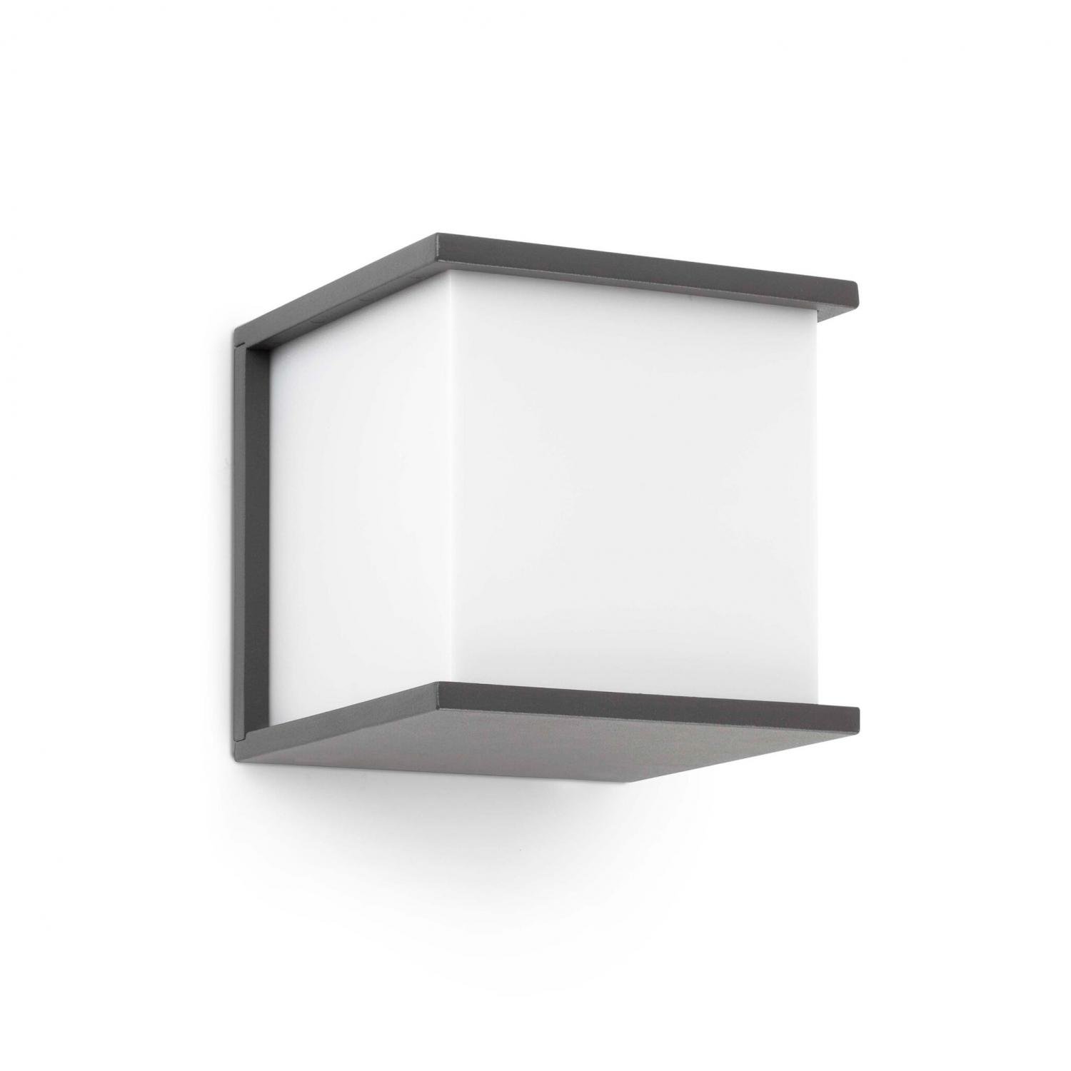FARO 70689 KUBICK nástěnná lampa, tmavě šedá - FARO