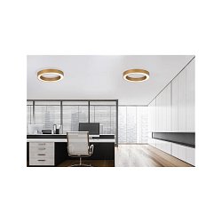 Obrázek pro produkt Stropní svítidlo MORBIDO zlatý mosazný hliník a akryl LED 50W 230V 2700K - 4000K IP20 vč. dálkového ovládání stmívatelné Tuya - NOVA LUCE