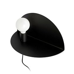 Obrázek pro produkt NIT Left nástěnná lampa, černá - FARO