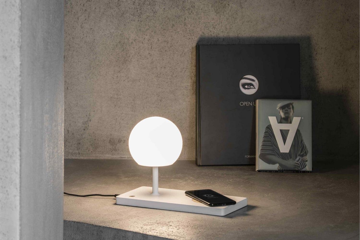 FARO 01025A NIKO PC bílá stolní lampa, PC difuzor - FARO (obrázek 2)