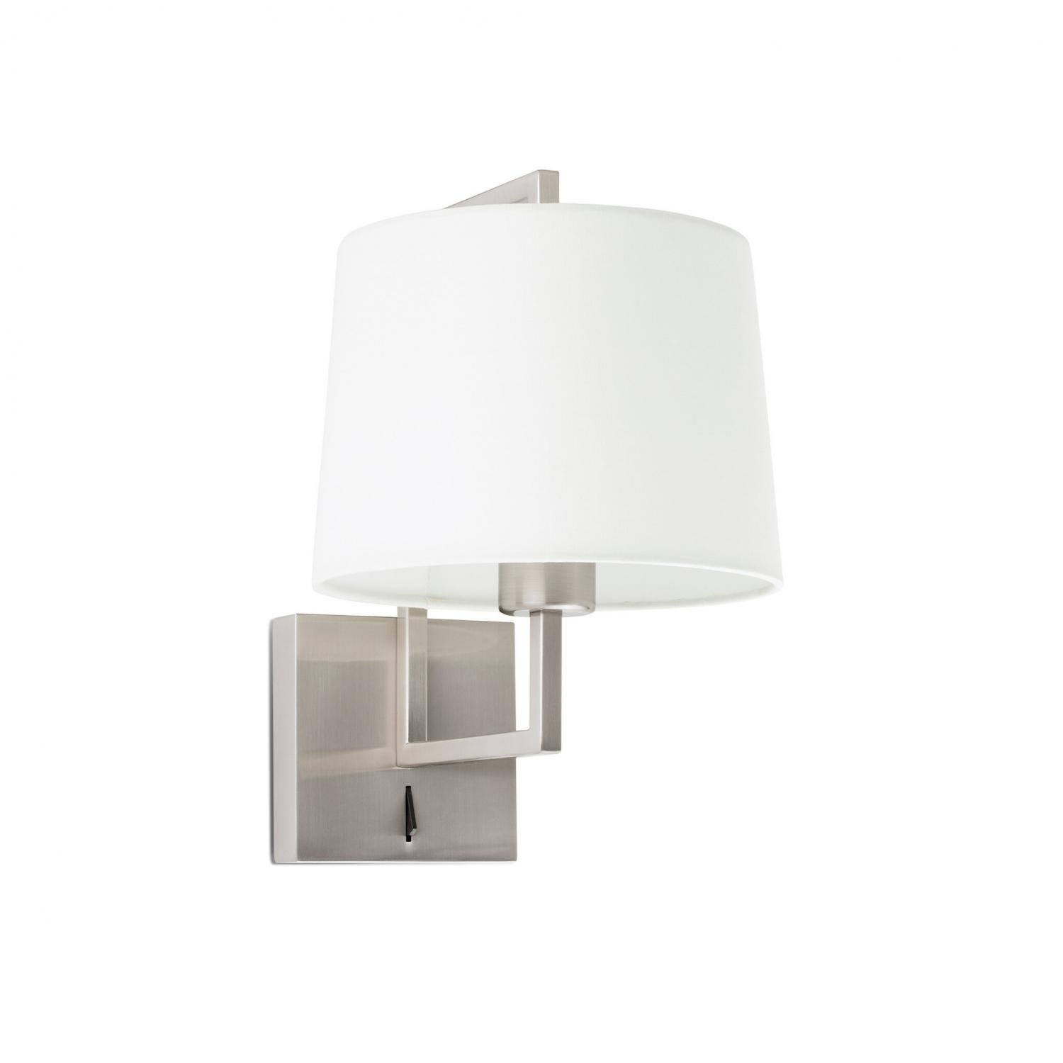 Levně FARO 20170-01 FRAME nástěnná lampa, nikl/bílá - FARO
