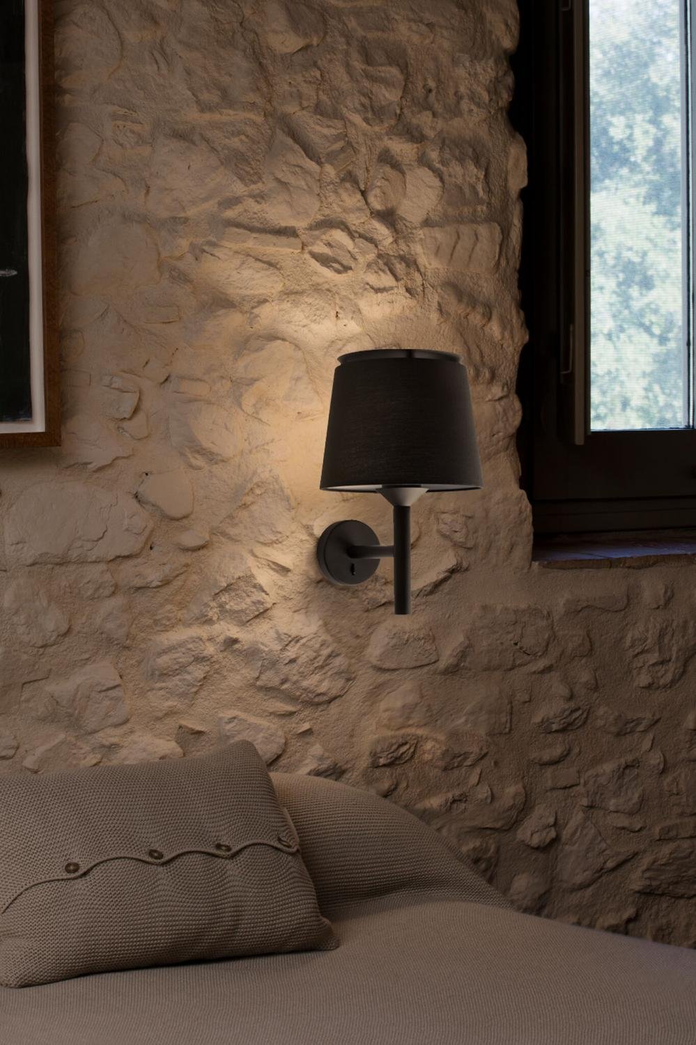 FARO 20301-93 SAVOY nástěnná lampa, černá - FARO (obrázek 2)