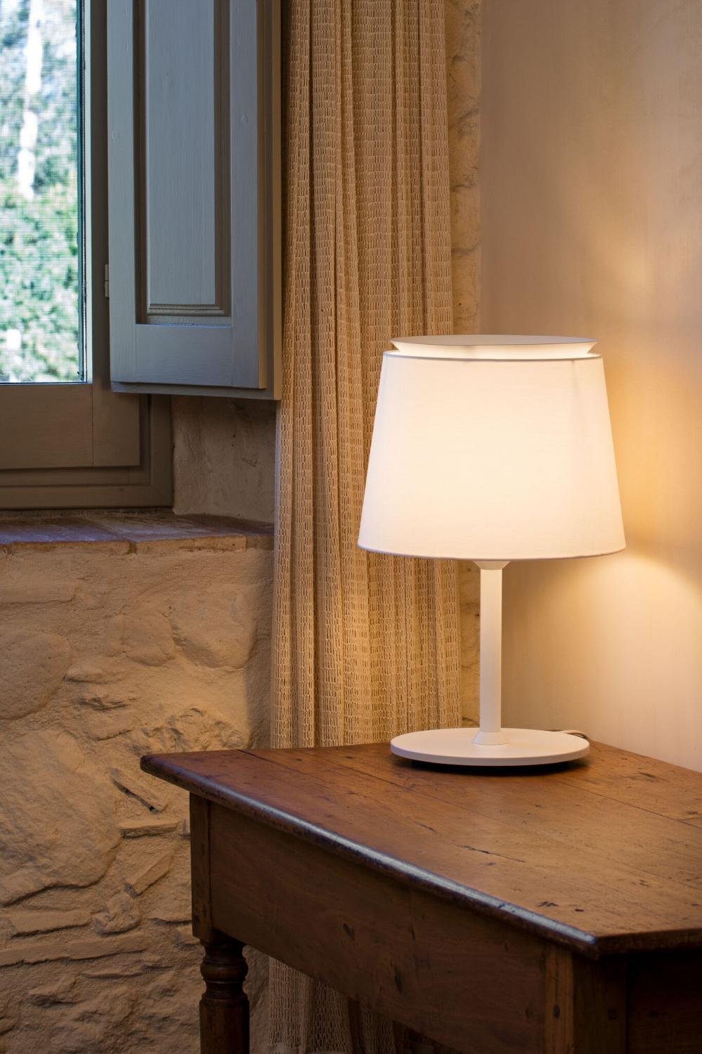 FARO 20304-82 SAVOY bílá stolní lampa - FARO (obrázek 2)