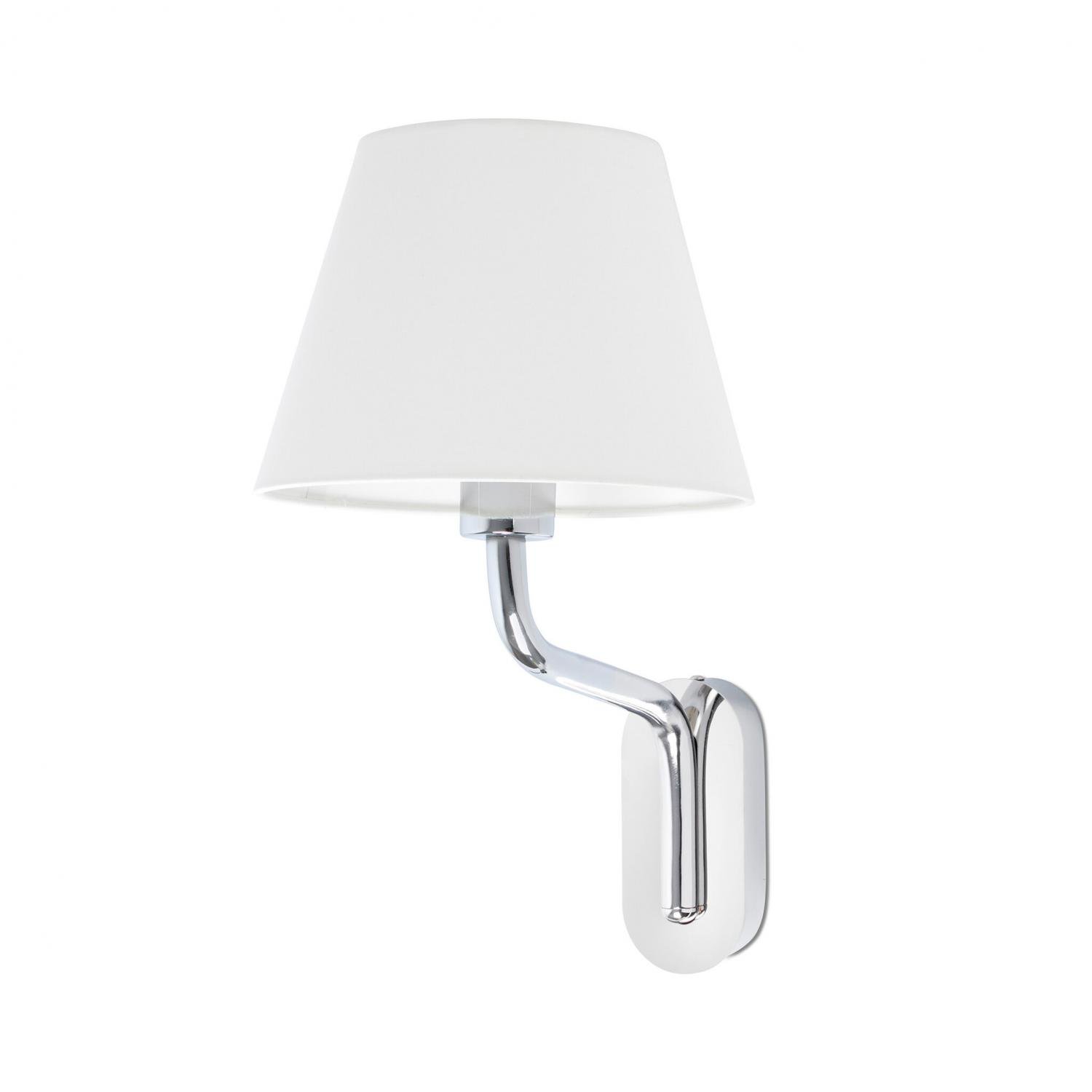 Levně FARO 24005-10 ETERNA nástěnná lampa, chrom/bílá - FARO