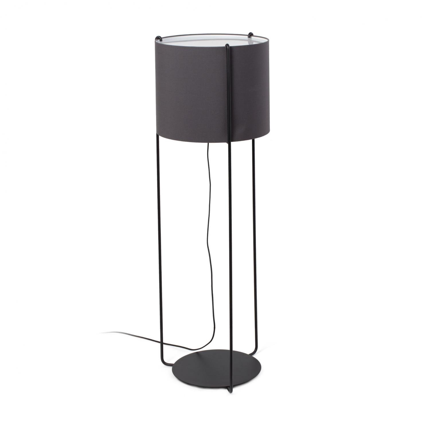 FARO 24023-34 DRUM černá/šedá stojací lampa - FARO