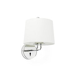 Obrázek pro produkt MONTREAL nástěnná lampa, chrom/bílá - FARO
