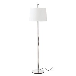 Obrázek pro produkt MONTREAL chrom/béžová stojací lampa - FARO