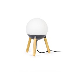 Obrázek pro produkt MINE GLASS šedá stolní lampa - FARO