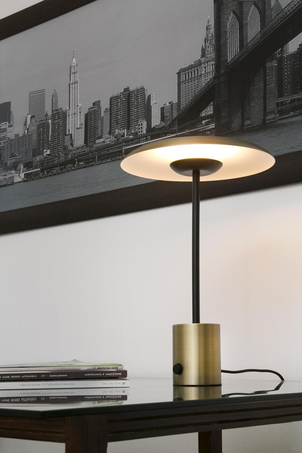 FARO 28387 HOSHI zlatá a černá stolní lampa - FARO (obrázek 2)