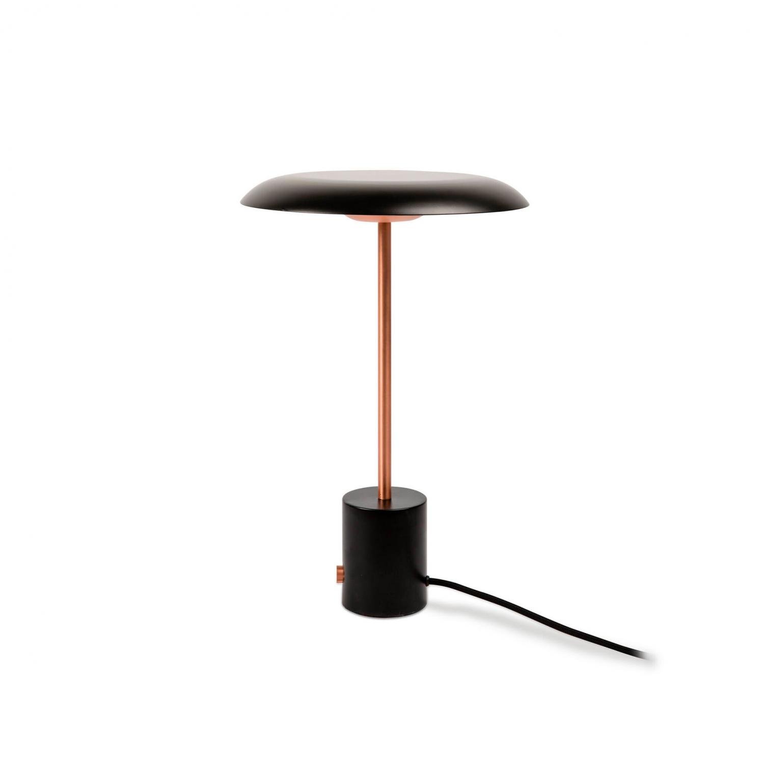 Levně FARO 28388 HOSHI černá a broušená měď stolní lampa - FARO