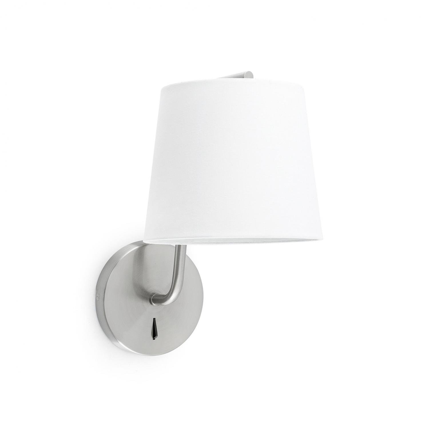 Levně FARO 29328 BERNI nástěnná lampa, nikl - FARO