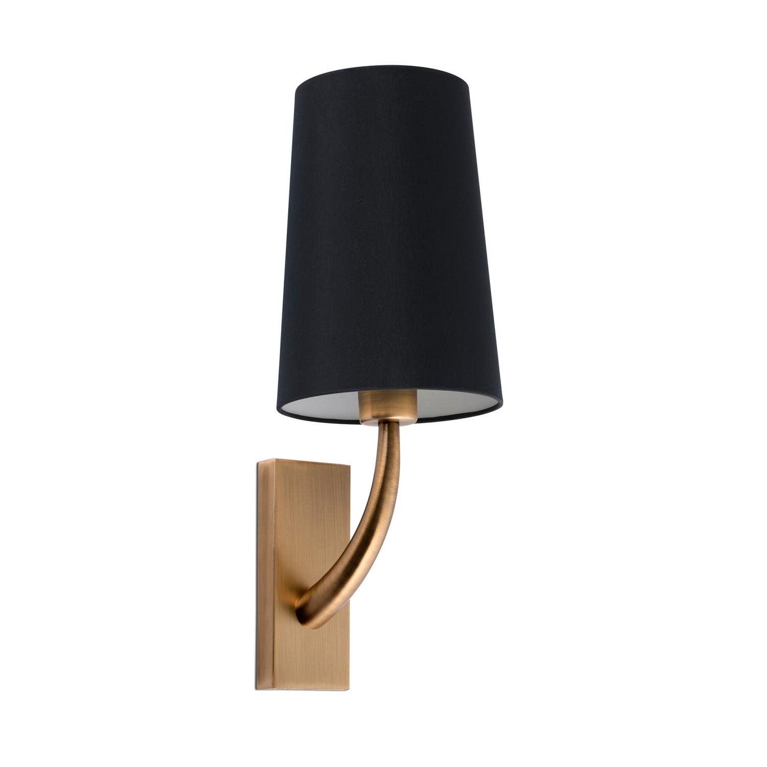 Levně FARO 29681-21 REM nástěnná lampa, starozlatá/černá - FARO
