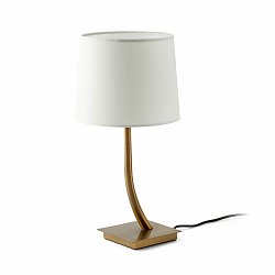 Obrázek pro produkt REM bronzová/bílá stolní lampa - FARO