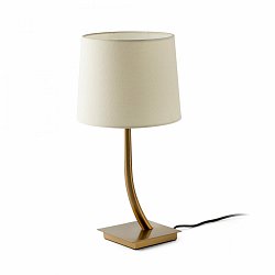Obrázek pro produkt REM bronzová/béžová stolní lampa - FARO