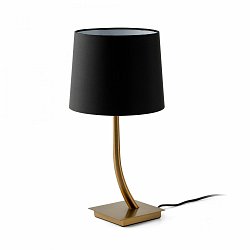Obrázek pro produkt REM bronzová/černá stolní lampa - FARO