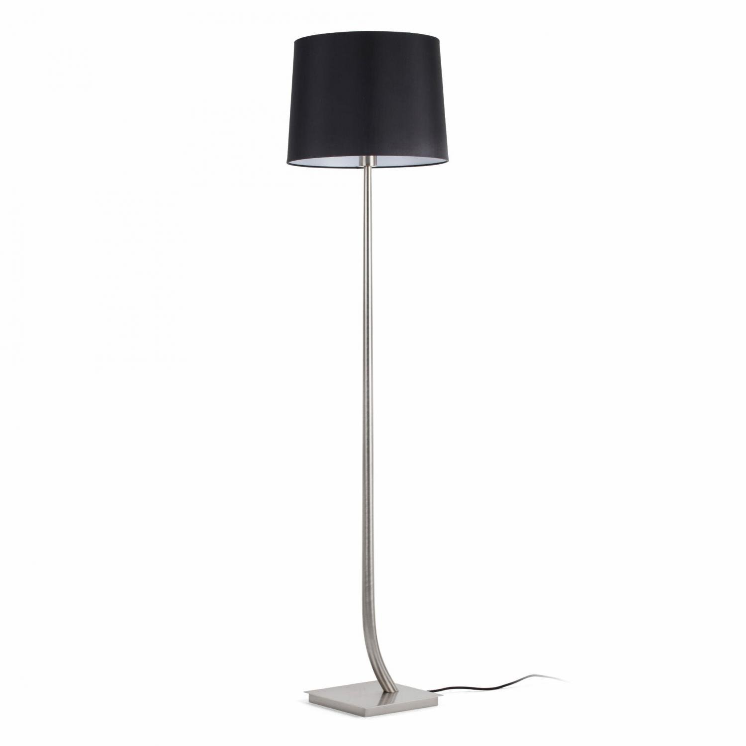 Levně FARO 29686-09 REM matný nikl/černá stojací lampa - FARO