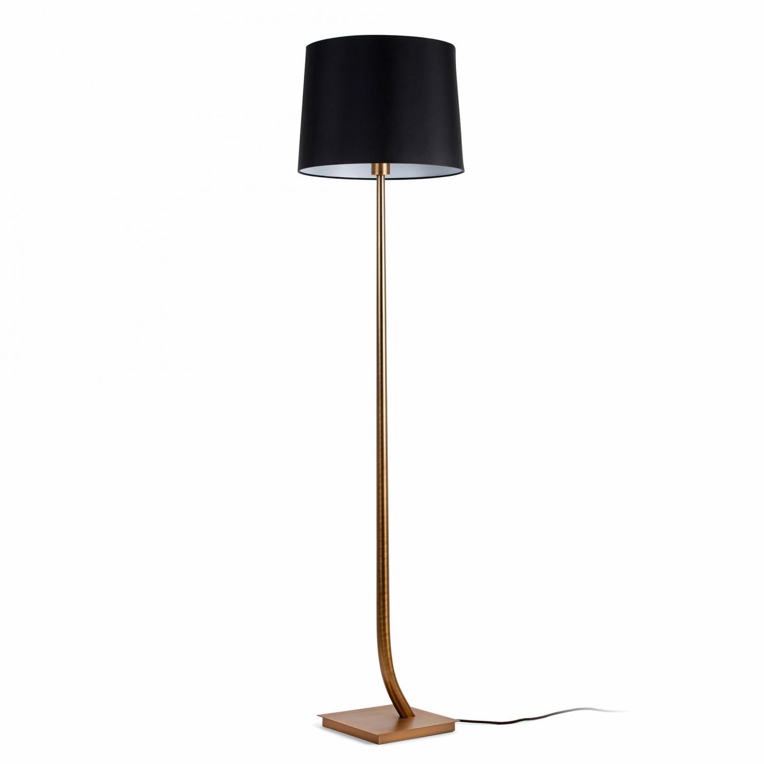 Levně FARO 29687-09 REM bronzová/černá stojací lampa - FARO