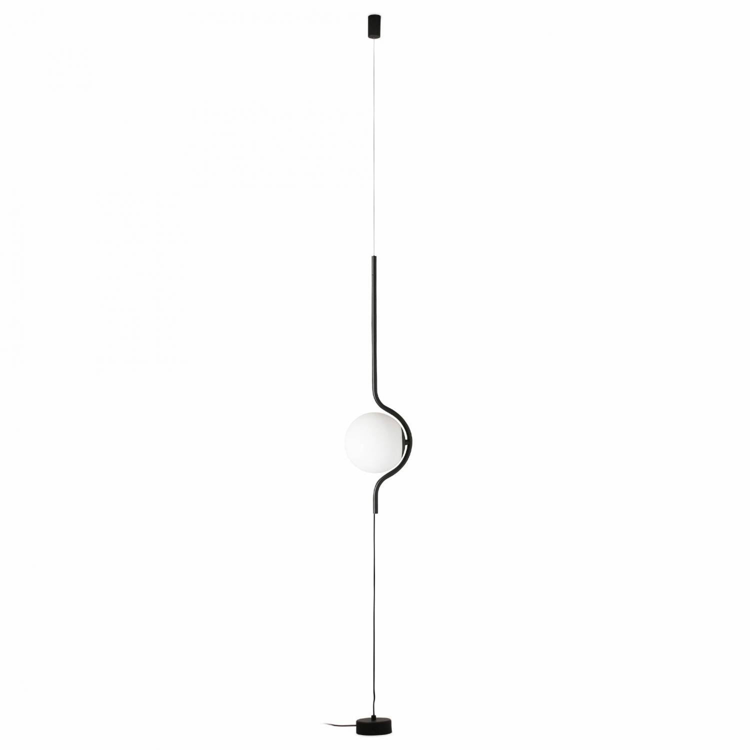 FARO 29699 LE VITA závěsná/stojací lampa, černá - FARO