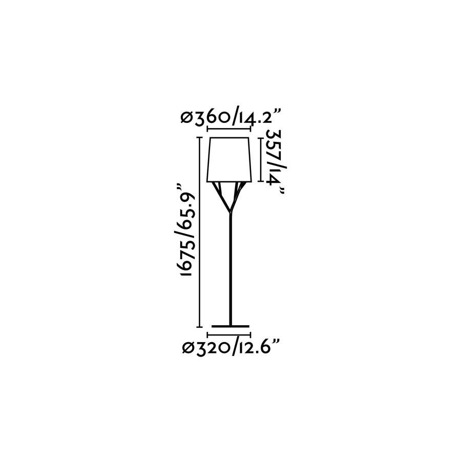 FARO 29868 TREE černá stojací lampa 60W - FARO (obrázek 3)