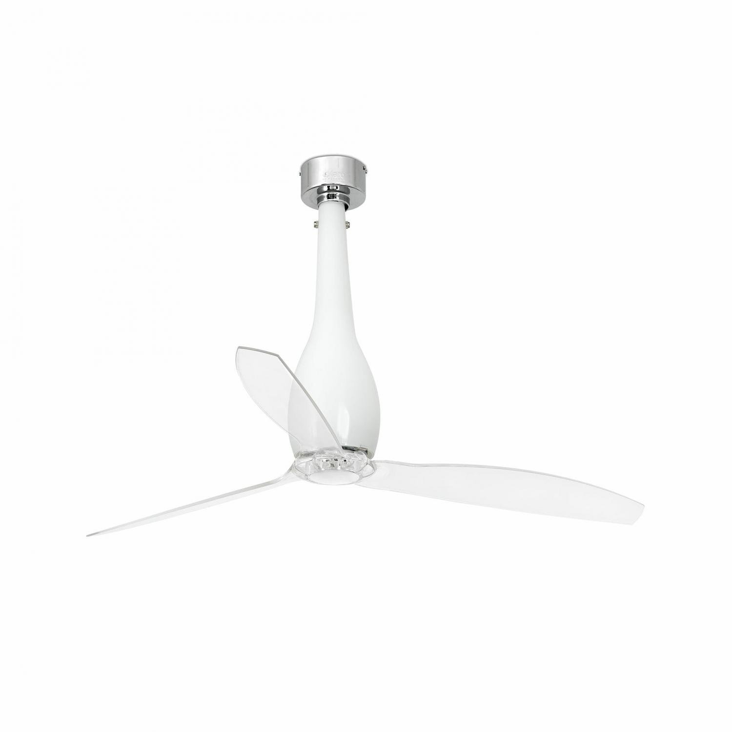 FARO 32000 ETERFAN M, bílá/transparentní, stropní ventilátor s DC motorem - FARO