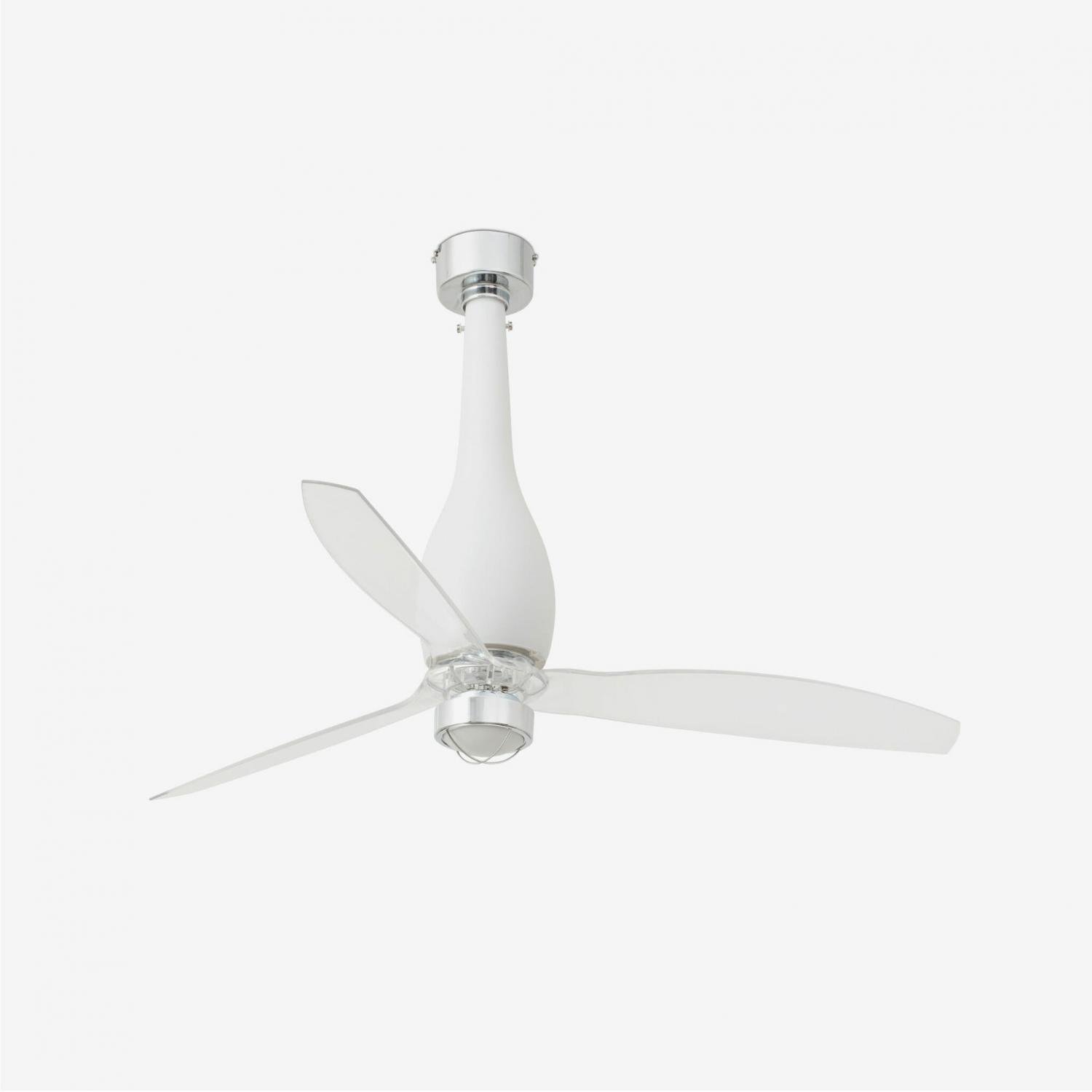 FARO 32001-9 ETERFAN M LED, bílá/transparentní, stropní ventilátor s DC motorem - FARO (obrázek 2)
