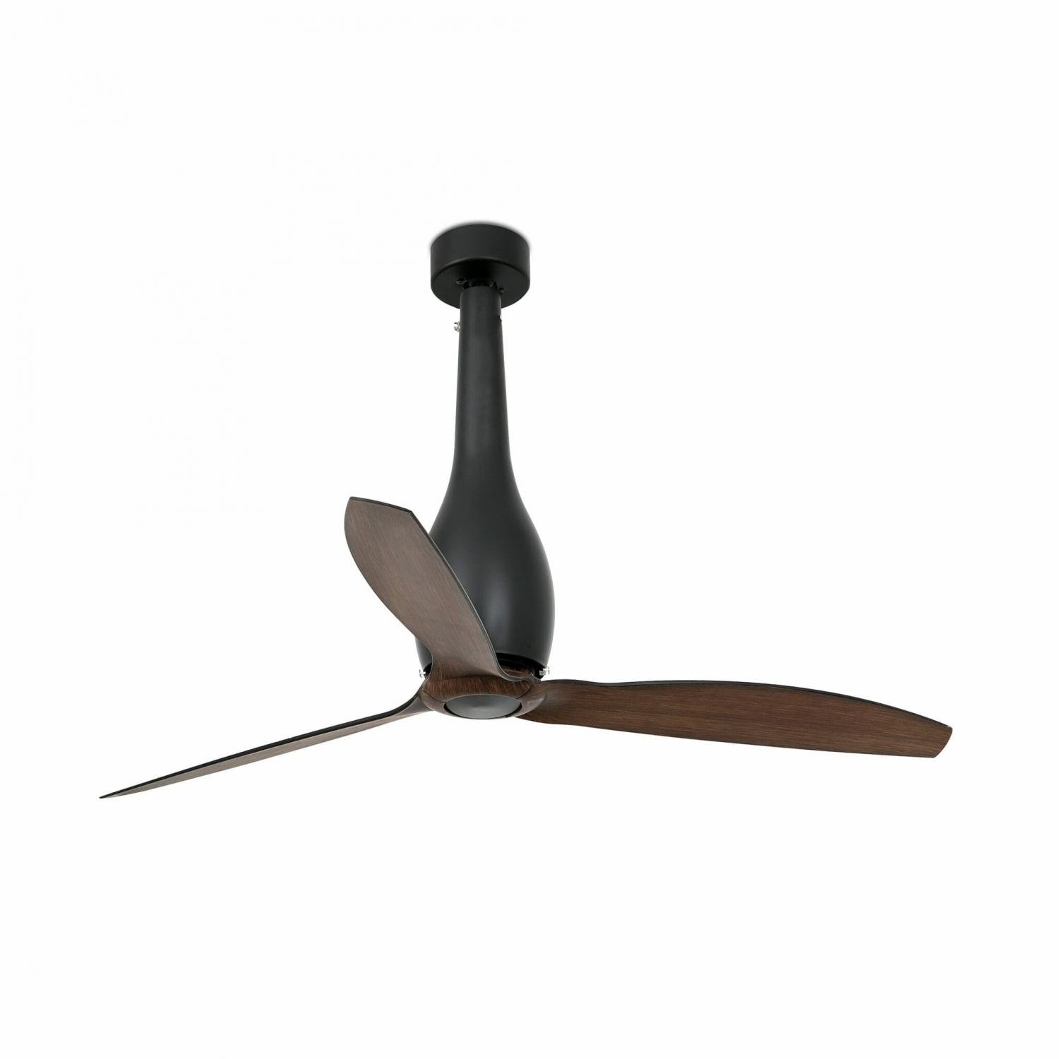 FARO 32004 ETERFAN, černá/dřevo, stropní ventilátor s DC motorem - FARO