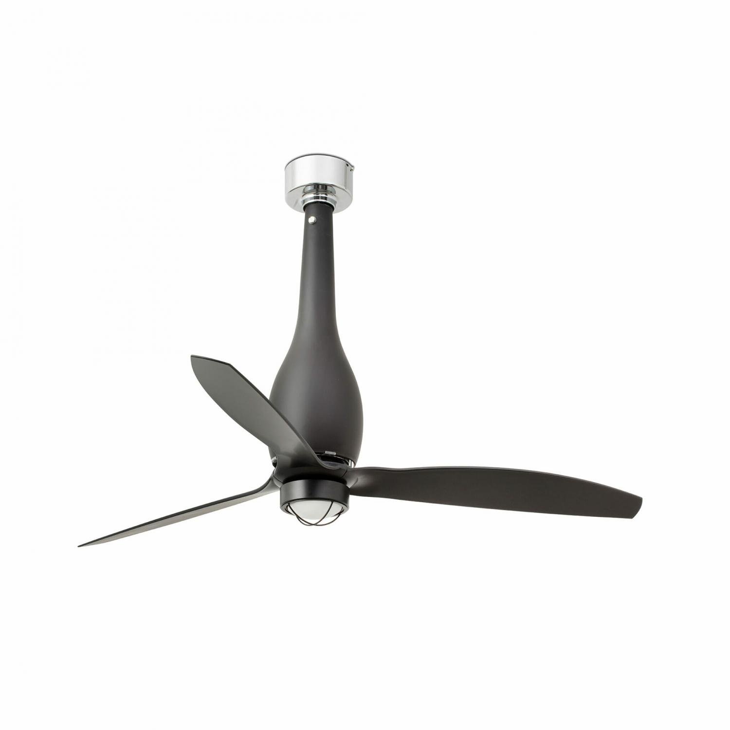 FARO 32006-10 ETERFAN M LED, černá, stropní ventilátor s DC motorem - FARO