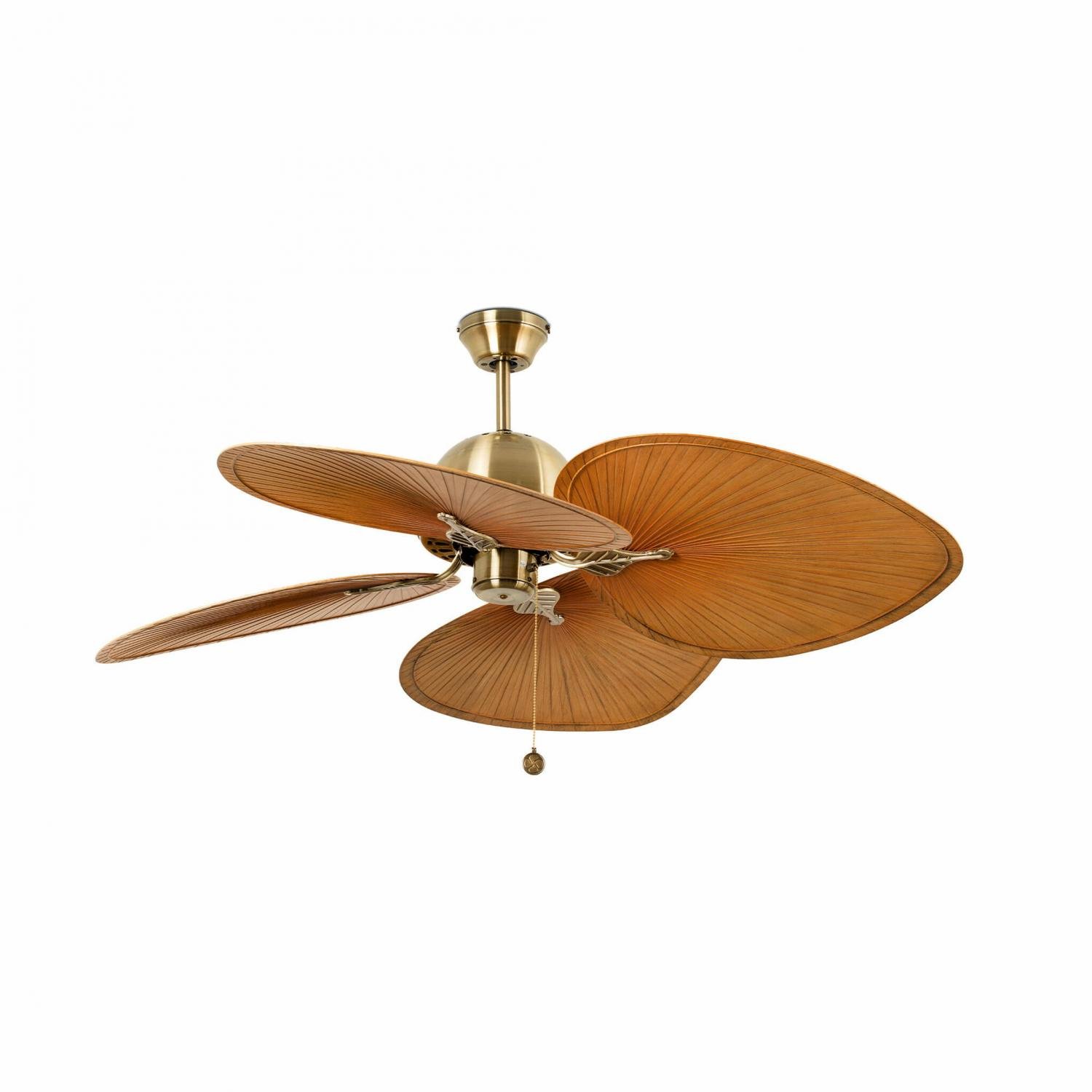 FARO 33352B CUBA L starozlatá, stropní ventilátor - FARO