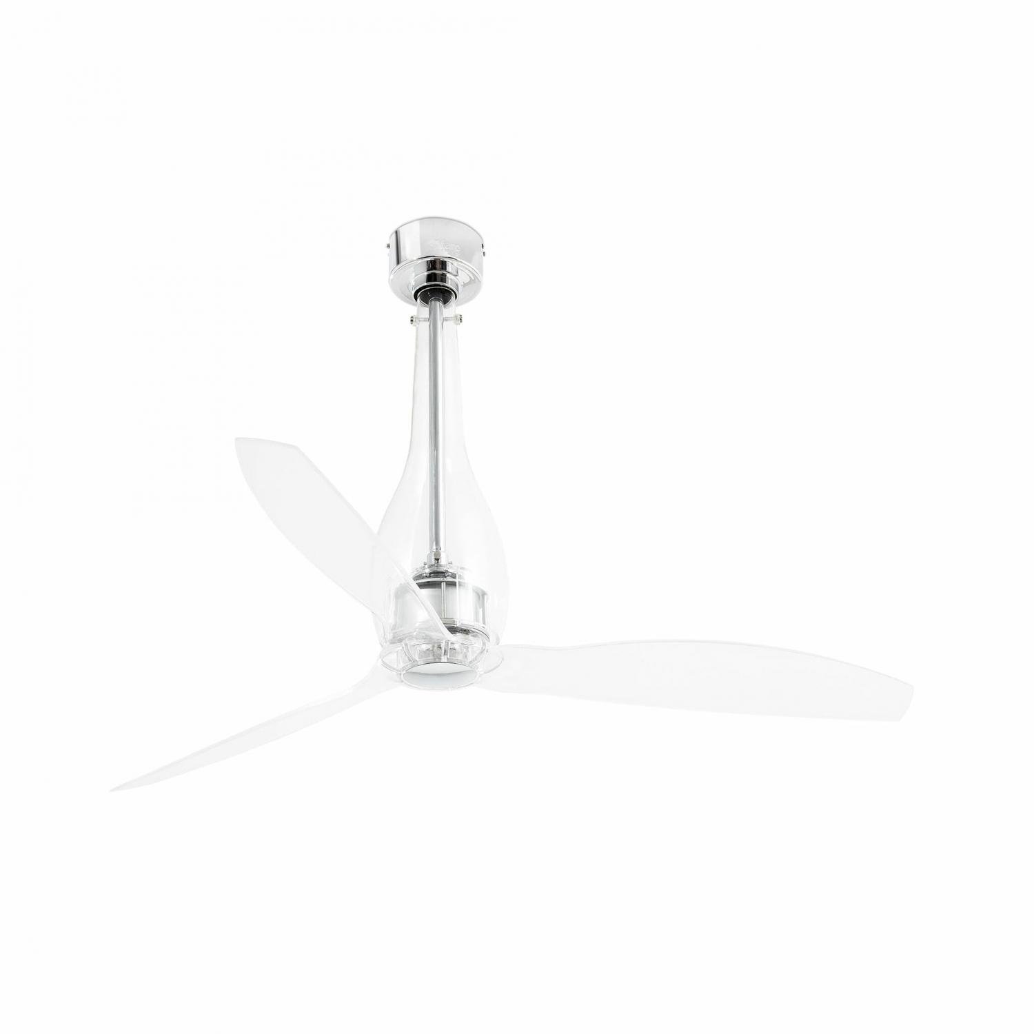 Levně FARO 33381 ETERFAN M, transparentní, stropní ventilátor s DC motorem - FARO