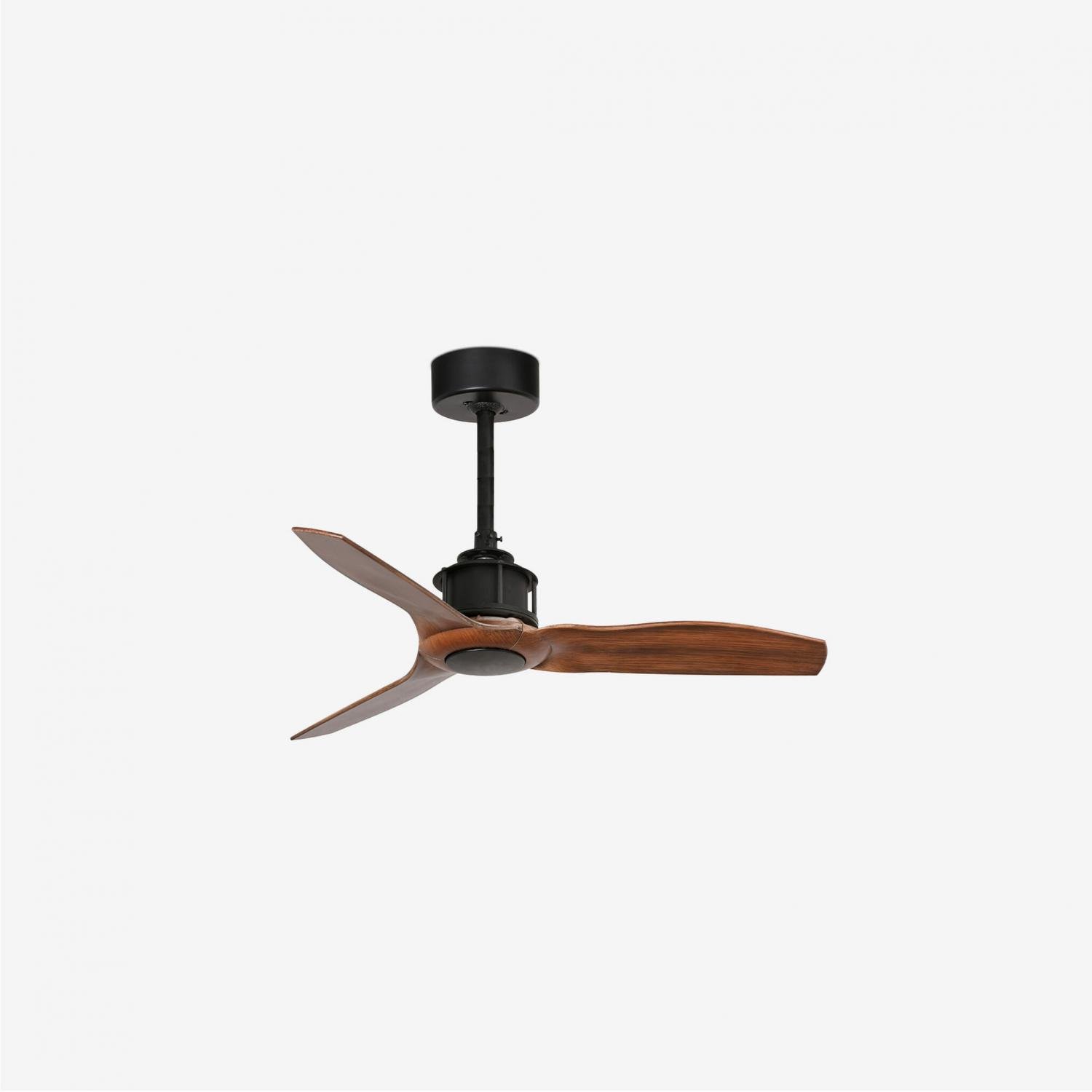 FARO 33425 JUST FAN XS, černá/dřevo, stropní ventilátor 81cm - FARO (obrázek 2)