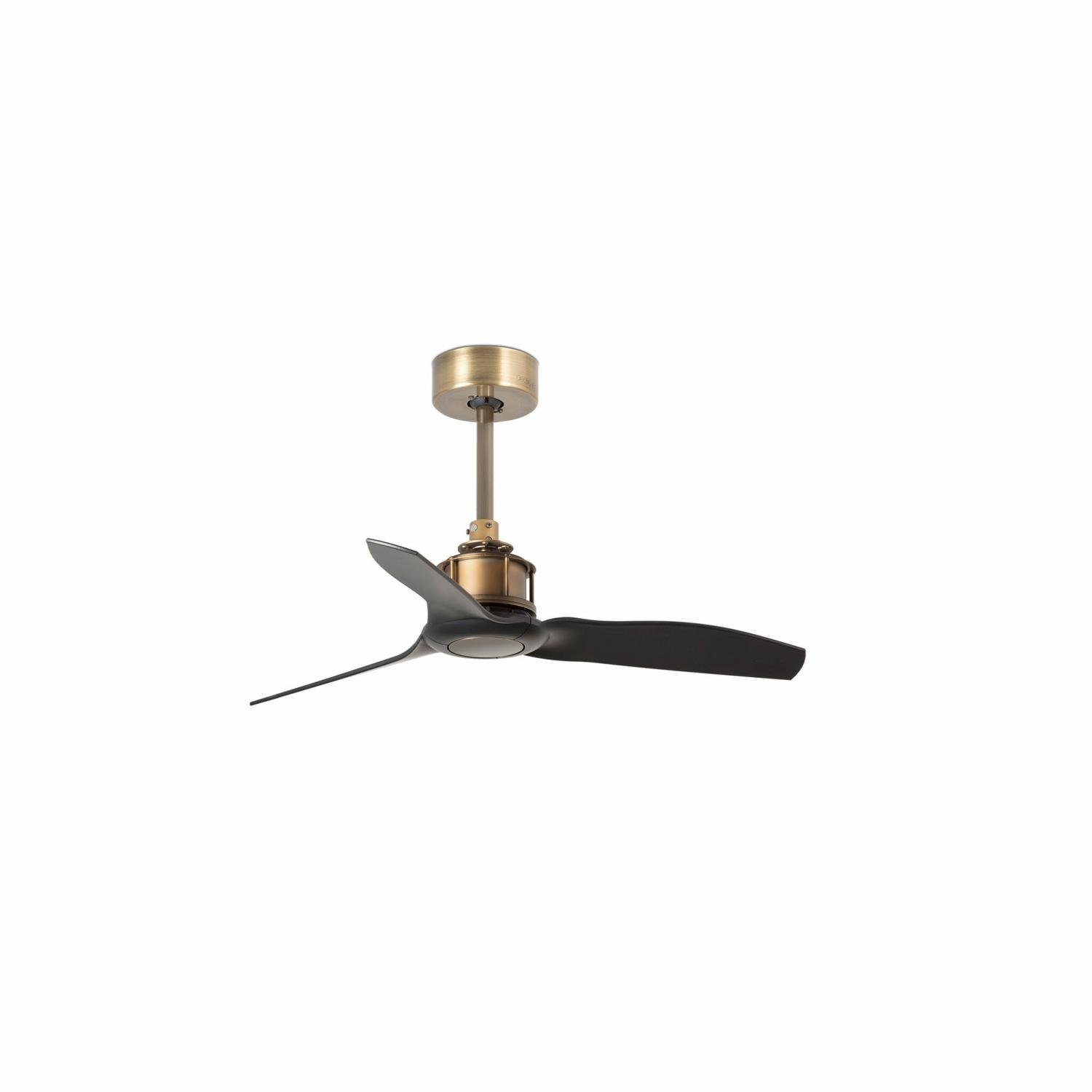 FARO 33429 JUST FAN XS, starozlatá/černá, stropní ventilátor 81cm - FARO