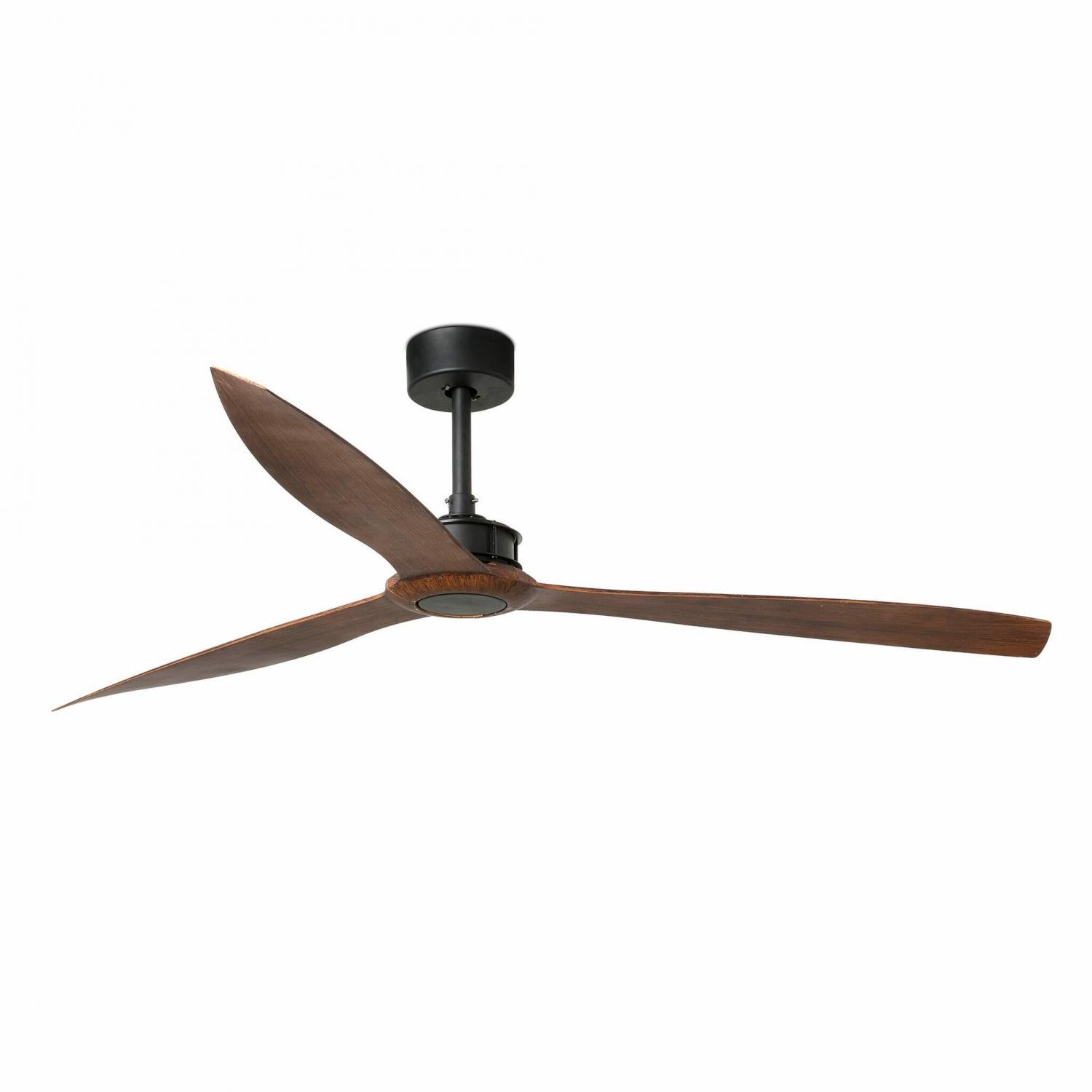 FARO 33430 JUST FAN XL, černá/dřevo, stropní ventilátor 178cm - FARO