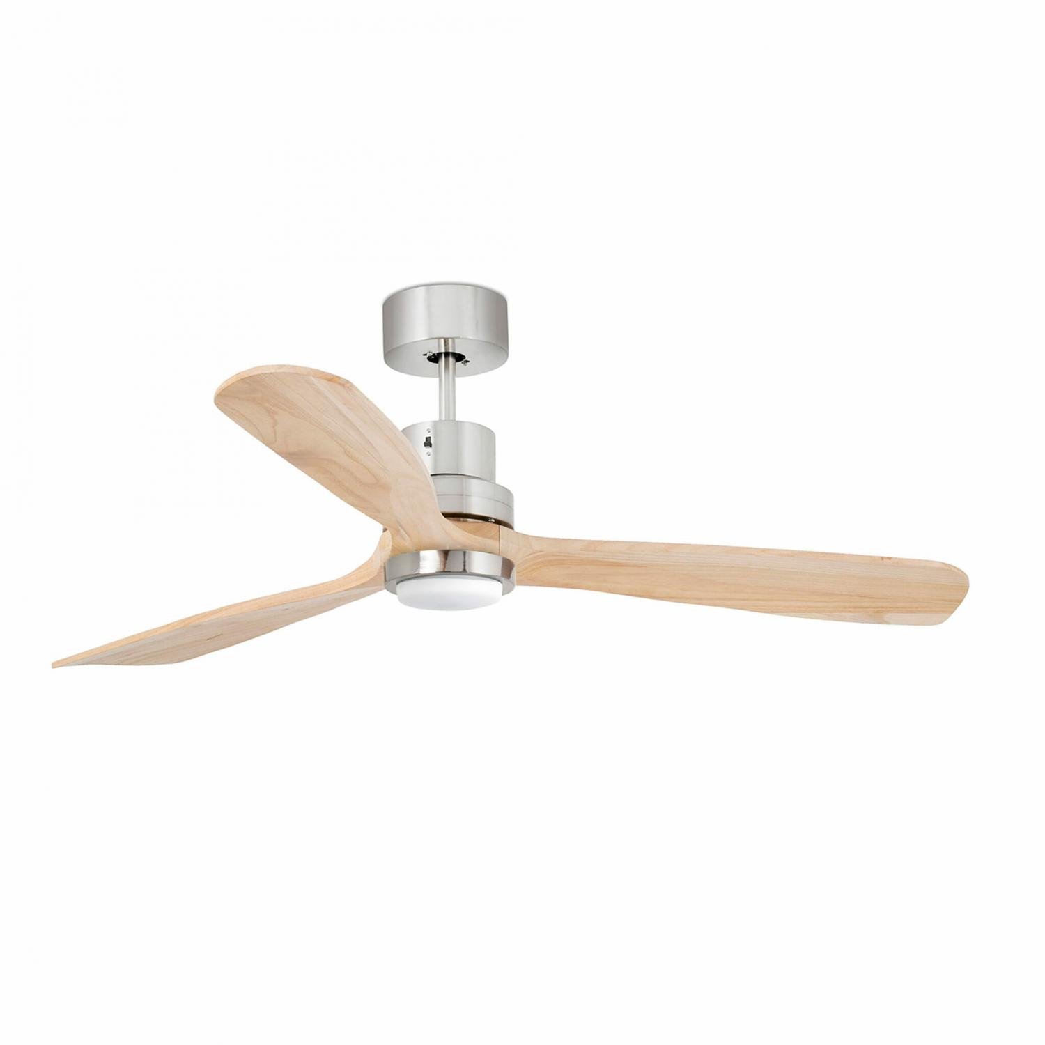 FARO 33560DC LANTAU L LED, nikl/borovice, stropní ventilátor s DC motorem - FARO