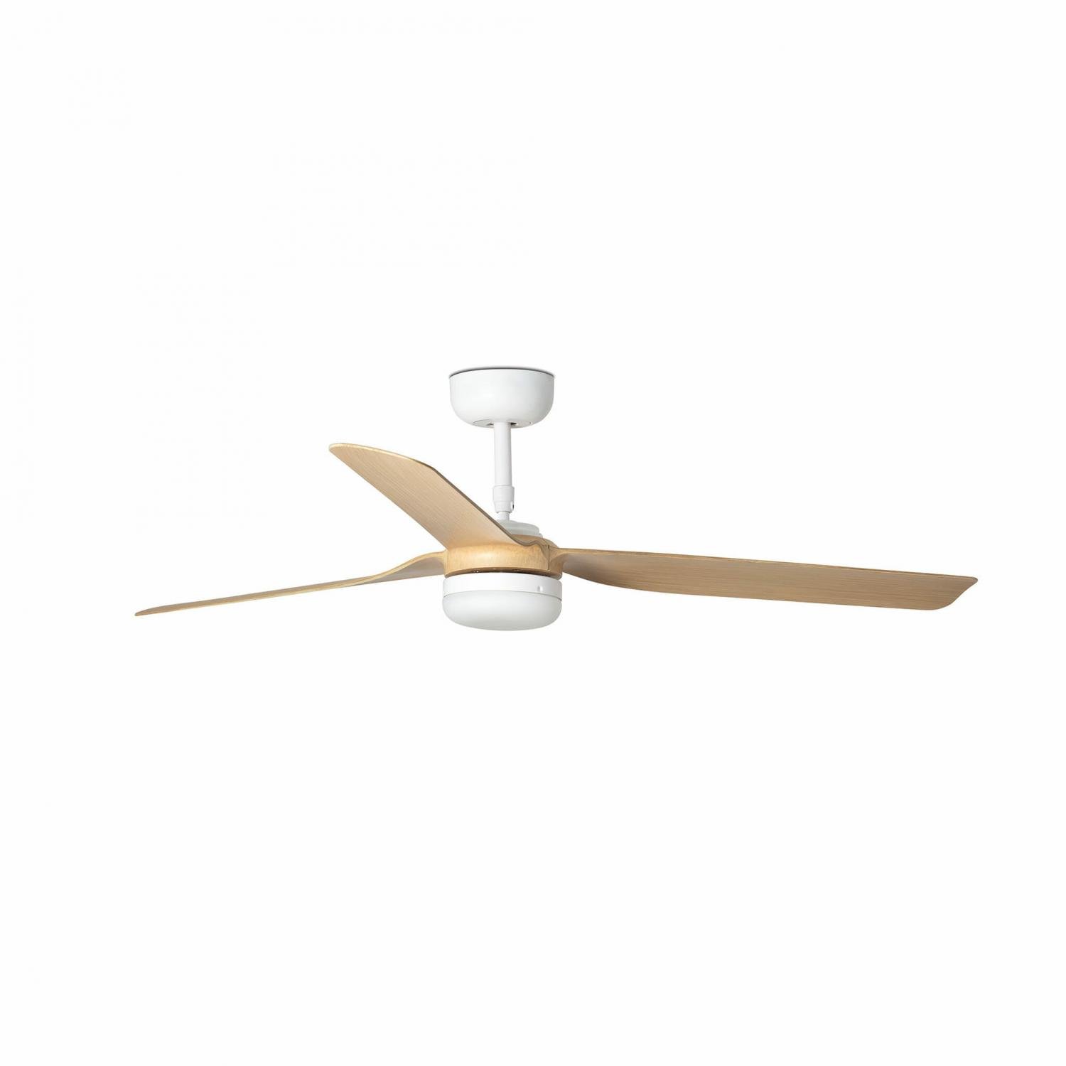 FARO 33816-20 PUNT M LED, bílá/světlé dřevo, stropní ventilátor s DC motorem - FARO