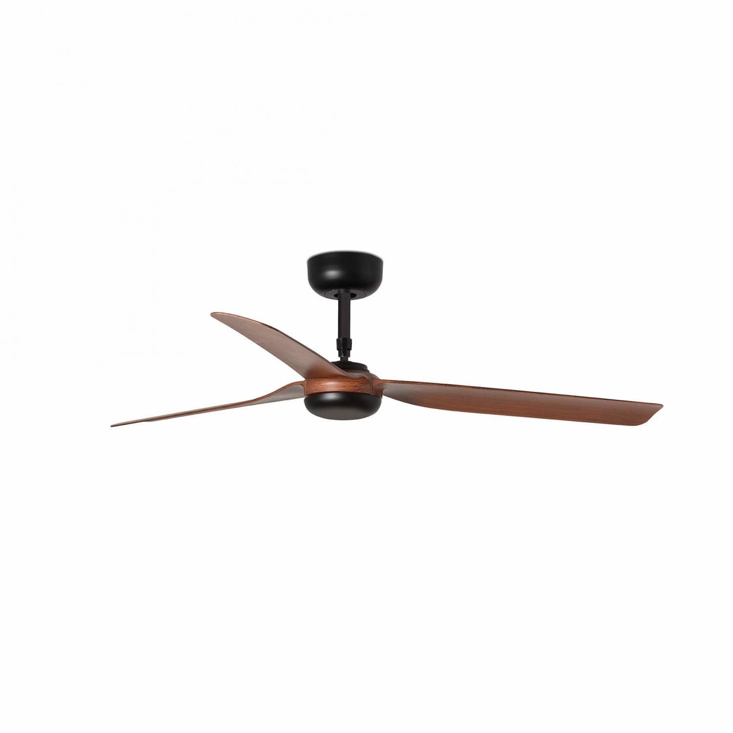 FARO 33817 PUNT M, černá/tmavé dřevo, stropní ventilátor s DC motorem - FARO