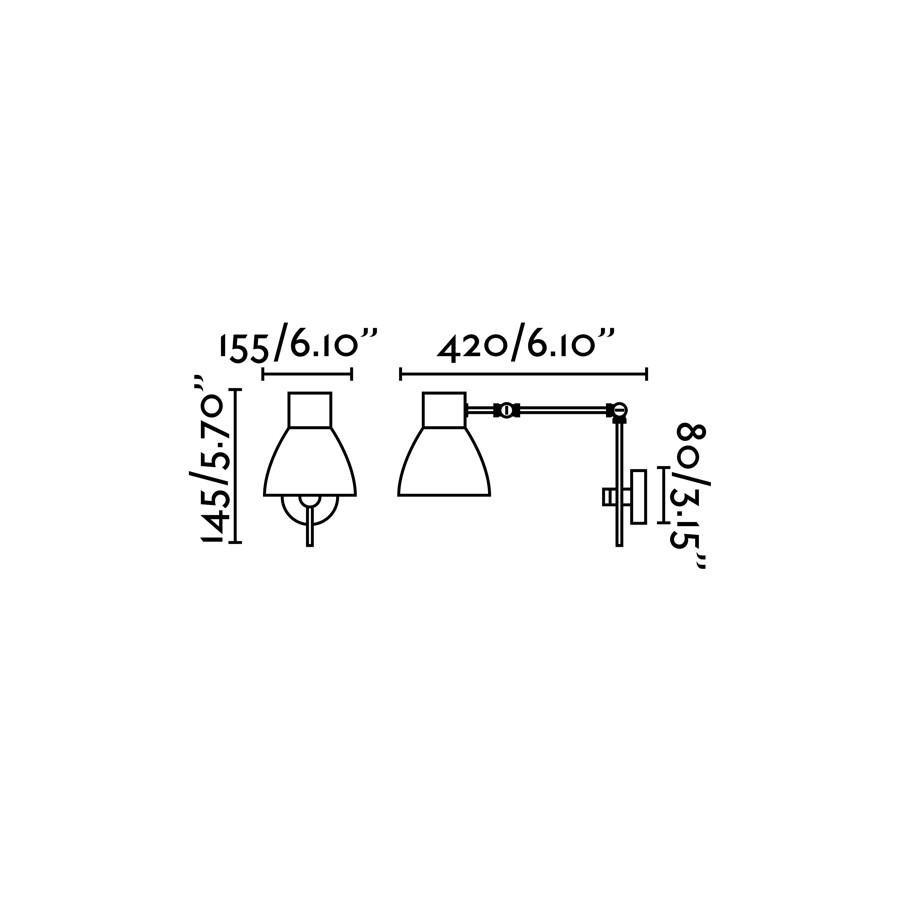 FARO 40070 CELIA nástěnná lampa, černá - FARO (obrázek 5)