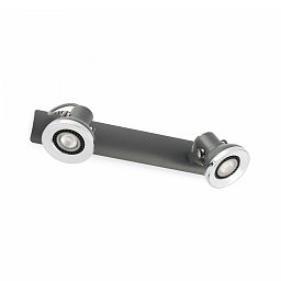 Obrázek pro produkt RING 2L nástěnná lampa, šedá - FARO