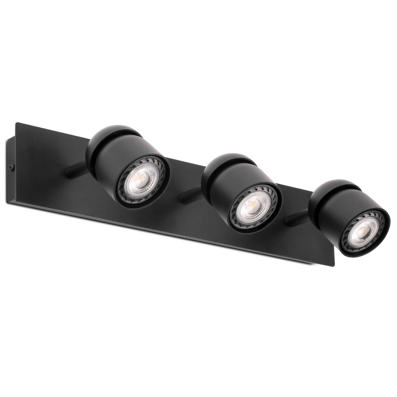 Levně FARO 40667 COCO nástěnná lampa, černá, 3L - FARO