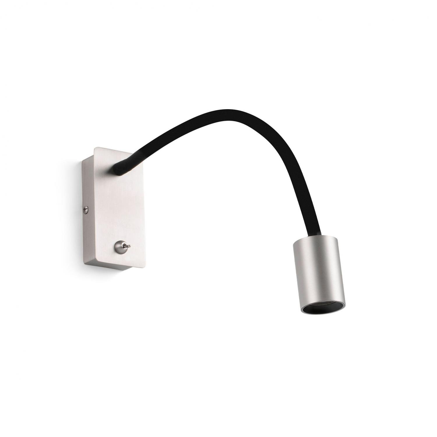 Levně FARO 41026 LESER nástěnná lampa na čtení, nikl - FARO