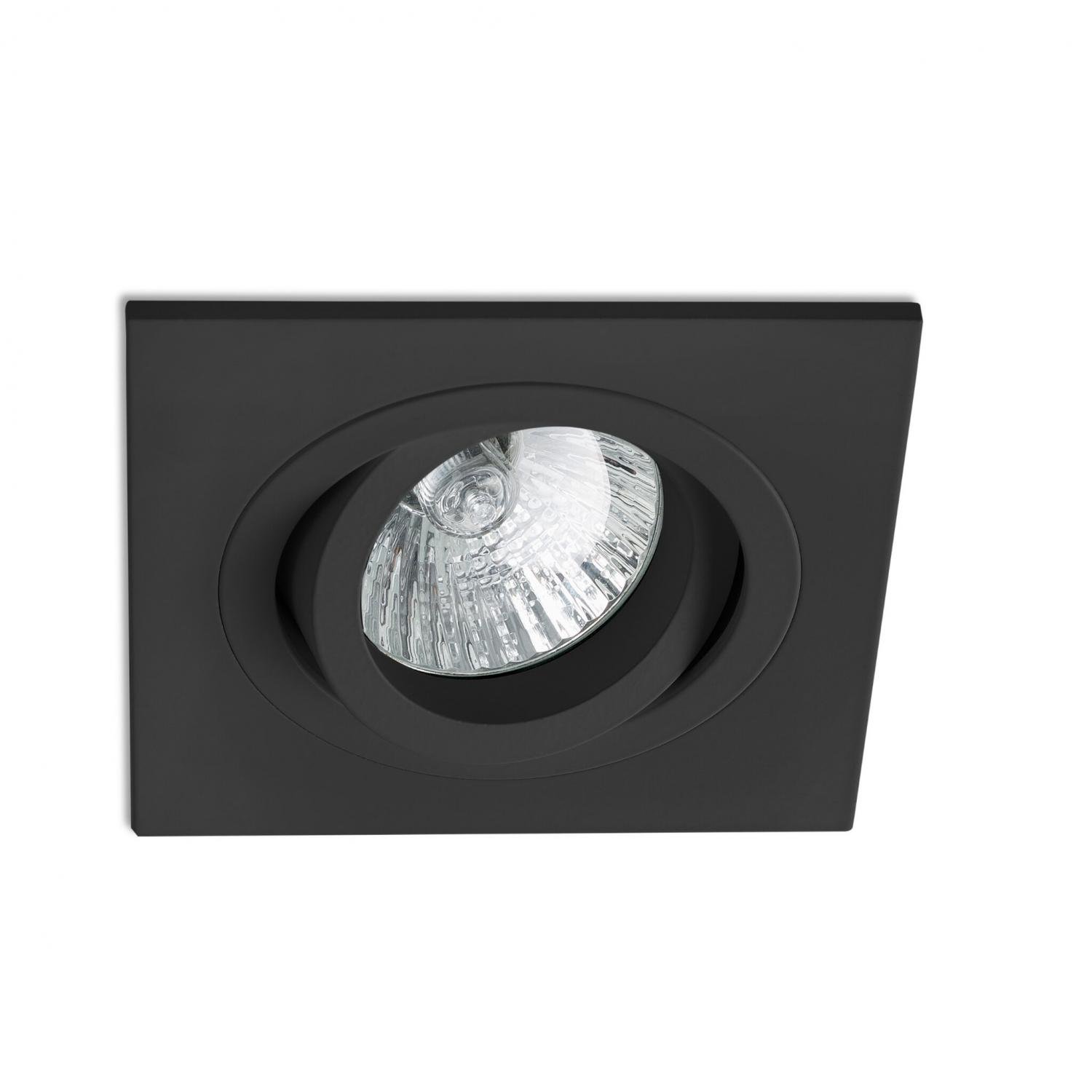 FARO 43406 RADÓN SQ zapuštěné stropní svítidlo, černá - FARO