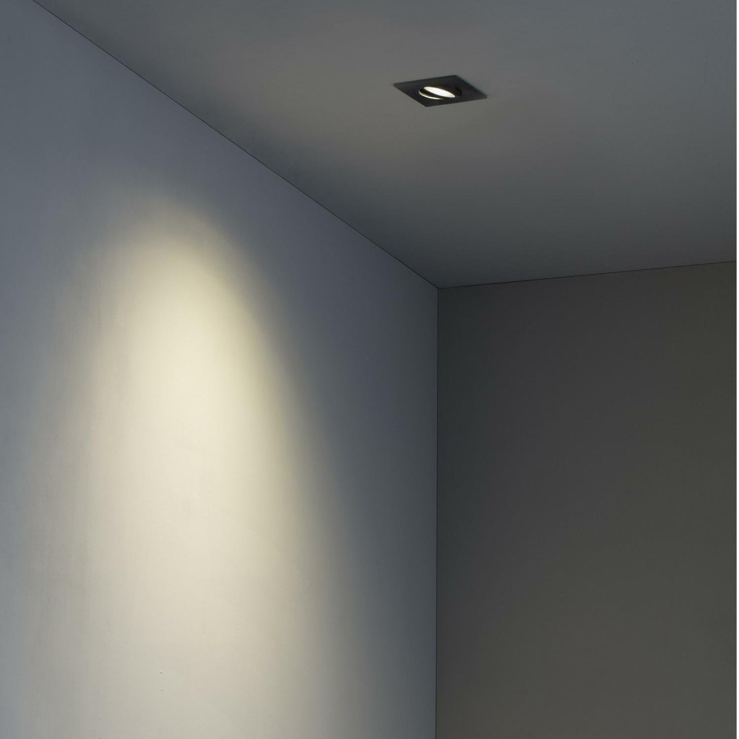 FARO 43406 RADÓN SQ zapuštěné stropní svítidlo, černá - FARO (obrázek 2)