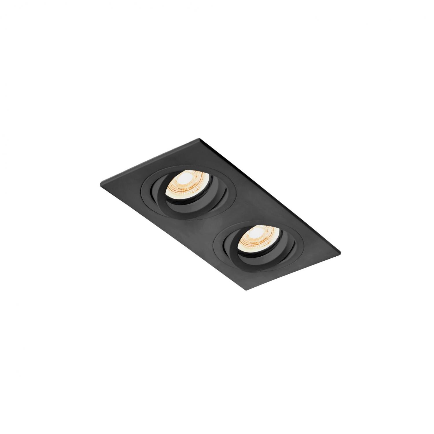 Levně FARO 43407 RADÓN R zapuštěné nastavitelné stropní svítidlo, černá - FARO