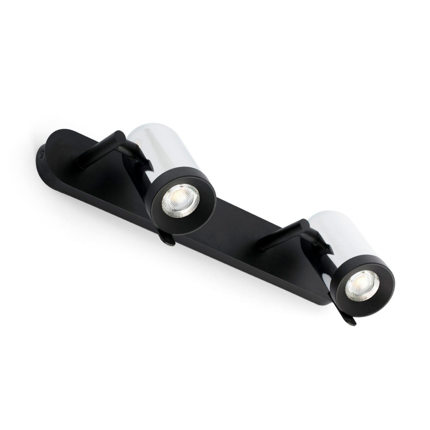 Levně FARO 43525 ORLEANS nástěnná lampa, chrom 2L - FARO