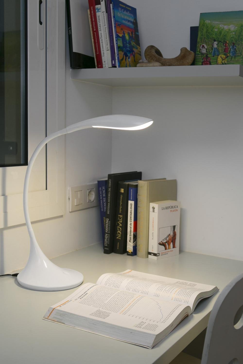 FARO 52065 OTTO bílá stolní lampa na čtení - FARO (obrázek 2)
